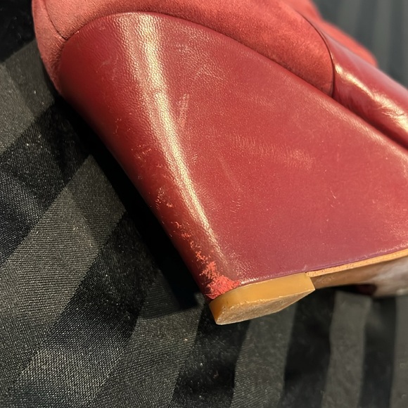 Zara suede ankle boots size 39/ US 8 - Picture 5 of 8